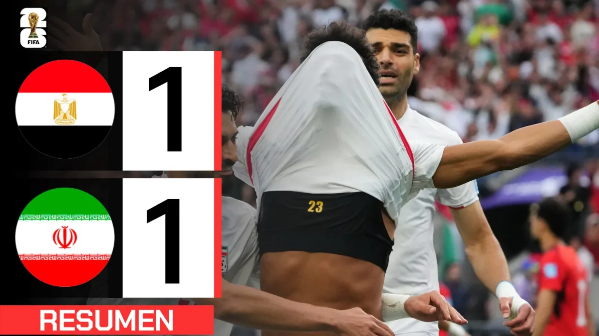 Seattle: Irán y Egipto empatan en un partido marcado por el Día Internacional del Orgullo LGTBIQ+