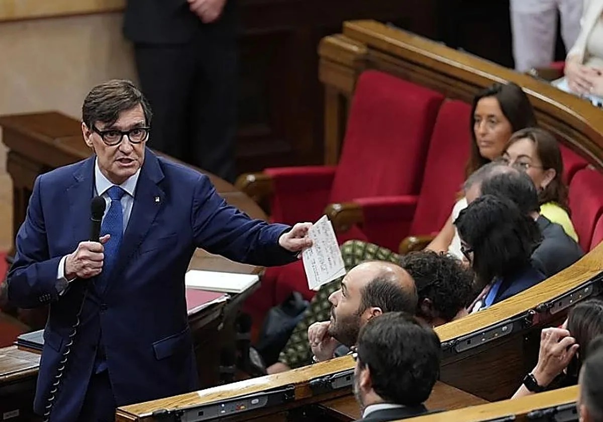Salvador Illa responde al desplante de los futbolistas catalanes: «Bastaron 120 minutos para que hijos de inmigrantes hicieran feliz al país