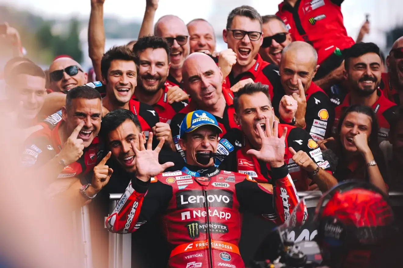 Marc Márquez y sus 10 triunfos.